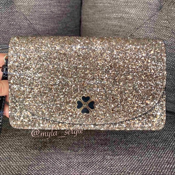 Kate Spade Sm Multifunctional Glitter Wristlet - Picture 2 of 8